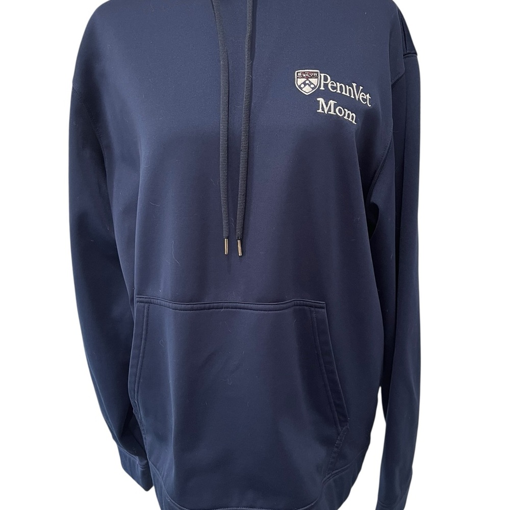 PennVet Mom Navy Kangaroo Hoodie Size Medium